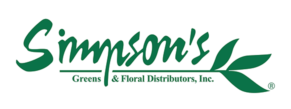 Simpson's Greens & Floral Distributors, Inc. logo, Gold Sponsor