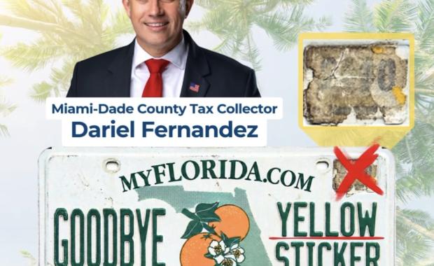 Statement From Tax Collector Dariel Fernandez On Special Interests Opposing The Elimination Of The Physical Yellow Decal Placed On License Plates — We Serve The People, Not Special Interests